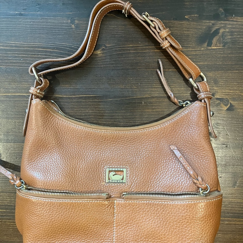 Dooney & Bourke Cognac Small Shoulder Bag